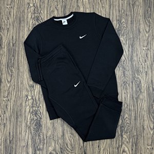 Conjunto Nike Sportswear Mini Swoosh Preto