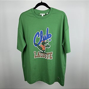 Camiseta Lacoste Club Mascote Verde