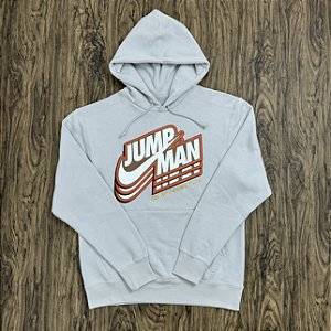 Moletom Nike Jordan Jumpman World Champs Cinza