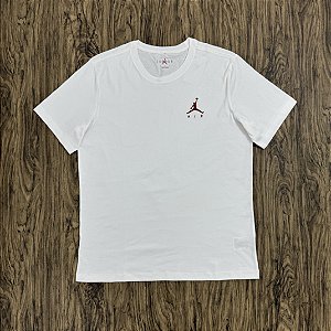 Camiseta Nike Air Jordan Branca/Vermelho