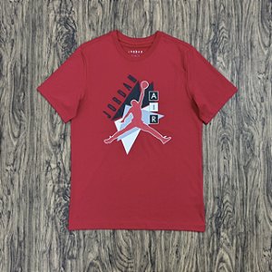Camiseta Nike Air Jordan Graphic Vermelha