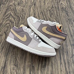 Tênis Nike Air Jordan 1 Low Craft Taupe Haze