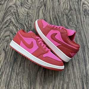 Tênis Nike Air Jordan 1 Low Pink Blast