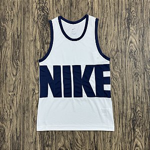 Regata Nike Basketball Branco/Azul
