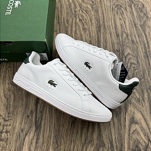 Tênis Lacoste Graduate Pro Branco com Verde