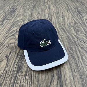 Boné Lacoste Sport Contraste Azul com Branco
