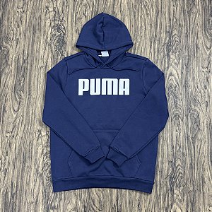 Moletom Puma Letreiro Azul Marinho
