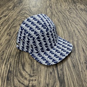 Boné Lacoste Monograma Azul