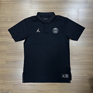 Polo Nike PSG x Jordan Preta