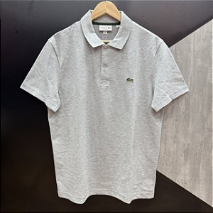 Polo Lacoste Regular Fit DH0783 Cinza