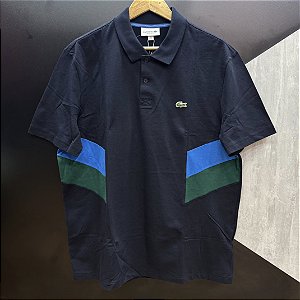 Polo Lacoste Regular Fit YH7726 Azul Marinho