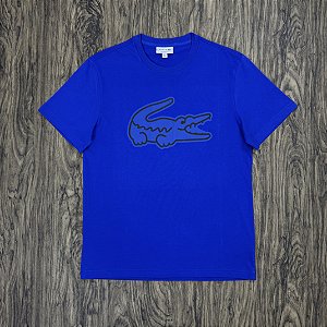 Camiseta Lacoste Big Croco TH6436 Azul