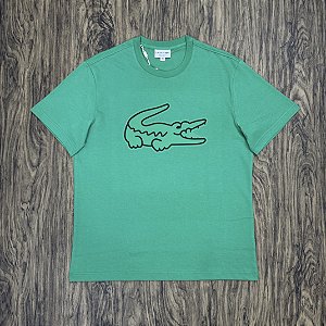 Camiseta Lacoste Big Croco TH6436 Verde