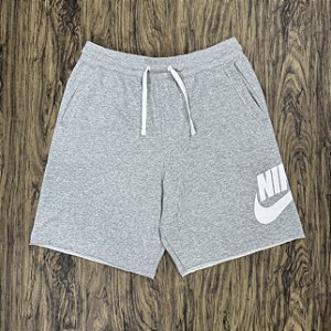 Short Nike Sportswear Icons Moletom Cinza