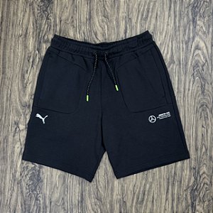 Short Puma x Mercedes AMG Fleece Preto