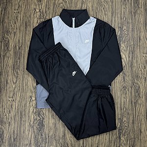 Agasalho Nike Club Woven Masculino Cinza/Preto