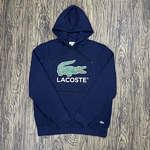 Moletom Lacoste Big Logo SH0801 Azul Marinho