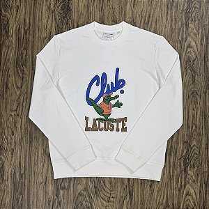 Moletom Lacoste Club Branco