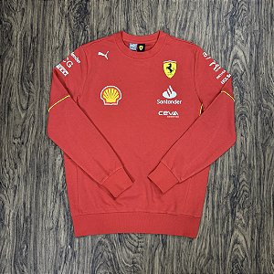 Moletom Puma x Ferrari Vermelho