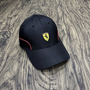Boné Puma X Ferrari Preto