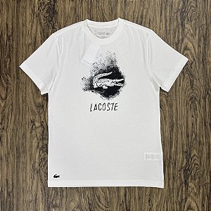 Camiseta Lacoste Sport UltraDry TH8917 Branca
