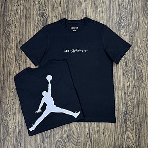 Camiseta Nike Jordan Break Fast Club Preto