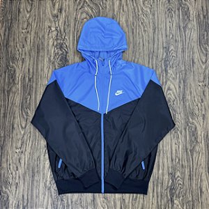 Jaqueta Nike Sportswear Windrunner Preto com Azul
