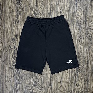 Short Puma Basic Preto Moletom
