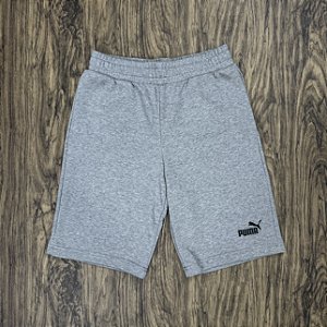 Short Puma Basic Cinza Moletom