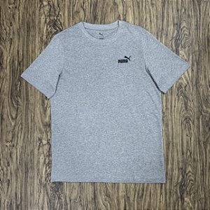 Camiseta Puma Basic Cinza