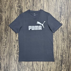 Camiseta Puma Big Logo Chumbo