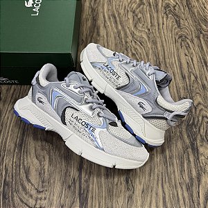 Tênis Lacoste L003 NEO Branco com Cinza