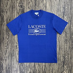 Camiseta Lacoste French TH1265 Azul Royal