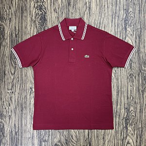 Polo Lacoste Classic Fit Vinho