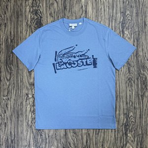 Camiseta Lacoste Graphic TH0284 Azul