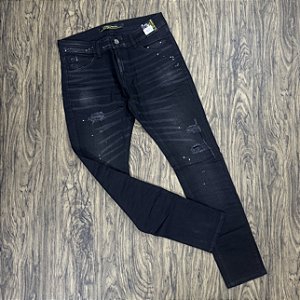 Calça Jeans City Denim Preta 0624