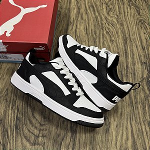 Tênis Puma Rebound Preto c/ Branco
