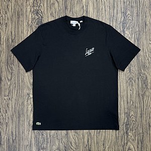 Camiseta Lacoste Paris TH5948 Preta