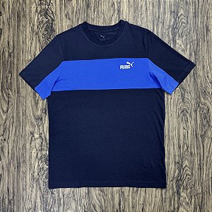 Camiseta Puma Colorblock Azul