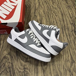 Tênis Nike Court Vision Low Cinza C/ Branco