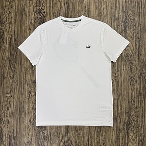Camiseta Lacoste Tênis Ultra Dry Branca