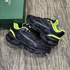 Tênis Lacoste L003 2K24 Preto com Verde
