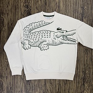 Moletom Lacoste Big Logo Off-White SH8248