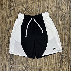 Short Nike Jordan Sport Dri-FIT Preto com Branco