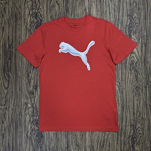 Camiseta Puma Graphic Vermelha