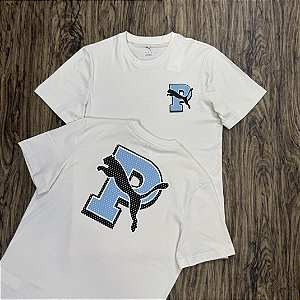 Camiseta Puma Graphic Tee Creme