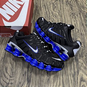 Tênis Nike Shox TL Black Racer Blue Metallic