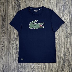 Camiseta Lacoste Big Logo TH7513 Azul Marinho
