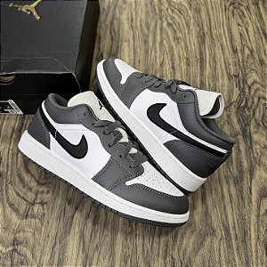 Tênis Nike Air Jordan 1 Low Iron Grey