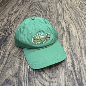 Boné Lacoste Big Croc Verde Claro